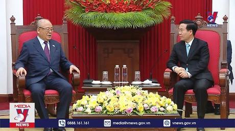 Thường trực Ban Bí thư tiếp Cố vấn đặc biệt Liên minh Nghị sĩ Hữu nghị Nhật - Việt