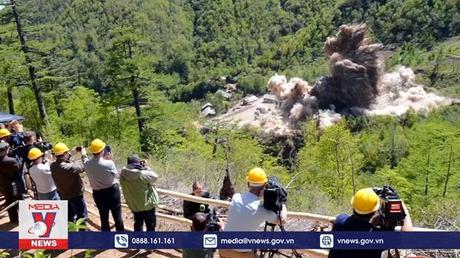 Hình ảnh vệ tinh hoạt động tại bãi thử hạt nhân Triều Tiên