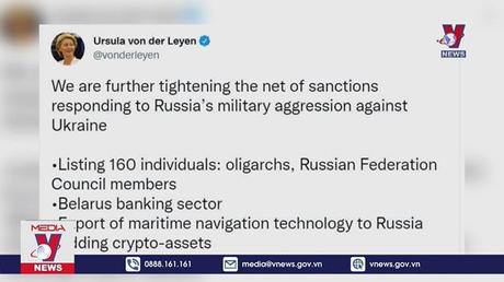 EU bổ sung danh sách trừng phạt Nga