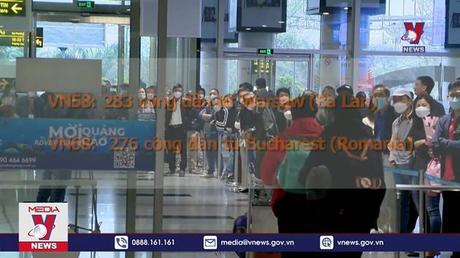 Ngày 12/3, thêm 2 chuyến bay đưa người Việt về nước