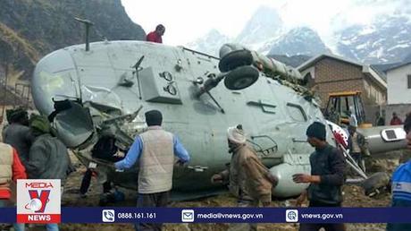 Rơi trực thăng quân sự tại Ấn Độ