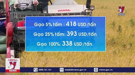 Giá gạo xuất khẩu tăng liên tiếp