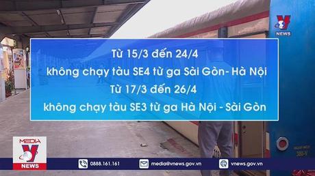 Đường sắt cắt giảm đôi tàu Thống nhất