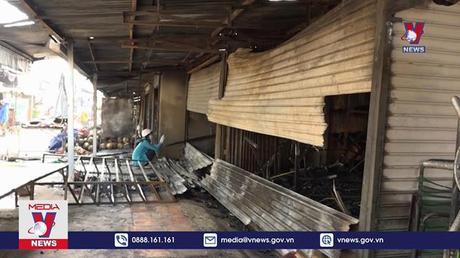 Cháy 64 Kiot trong chợ Thanh Lương, thiệt hại hàng chục tỷ đồng