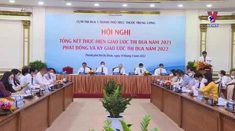 Tổng kết thi đua cụm 5 thành phố trực thuộc trung ương