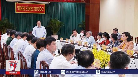 Thủ tướng làm việc với Ban Thường vụ Tỉnh ủy Bình Phước