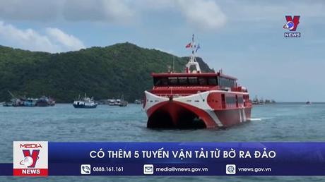 Có thêm 5 tuyến vận tải từ bờ ra đảo