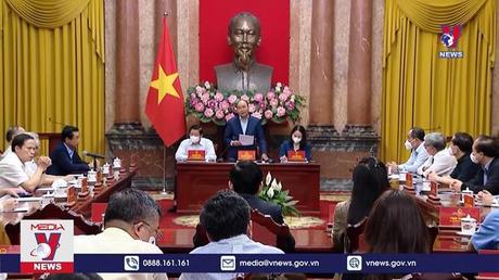 Chủ tịch nước gặp mặt các nhà khoa học nghiên cứu Đề án xây dựng Nhà nước pháp quyền