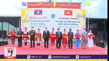 Khởi công một số dự án của Việt Nam tại Lào