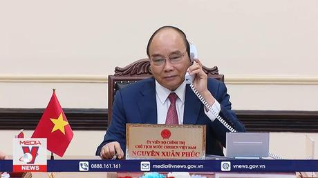 Chủ tịch nước điện đàm với Tổng thống đắc cử Hàn Quốc