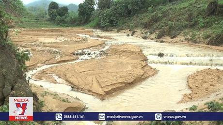 Khắc phục hậu quả mưa lũ tại Mường Khương, Lào Cai