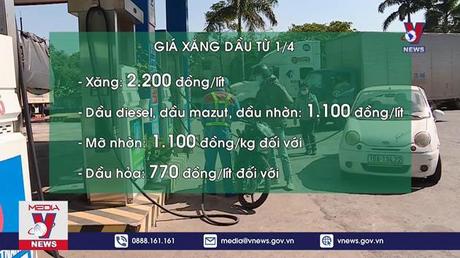 Đầu tháng 4, xăng giảm 2.000 đồng/lít 