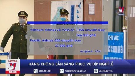 Hàng không sẵn sàng phục vụ dịp nghỉ lễ