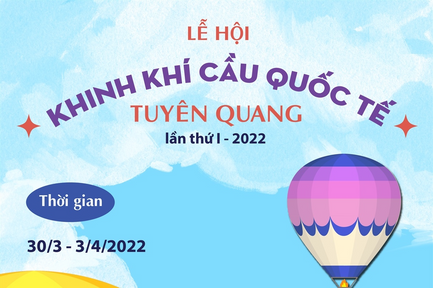 Lễ hội khinh khí cầu quốc tế Tuyên Quang lần thứ I - 2022