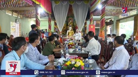 Chúc Tết Chôl Chnăm Thmây tại Hậu Giang