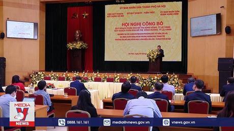 Hà Nội công bố phân khu sông Hồng, sông Đuống