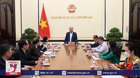 Chủ tịch nước làm việc với Hội chữ thập đỏ