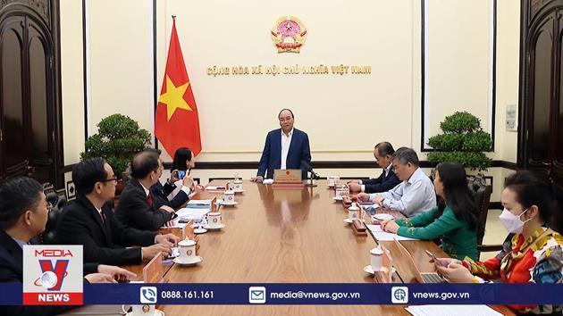 Chủ tịch nước làm việc với Hội chữ thập đỏ