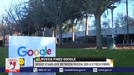 Google bị phạt vì vi phạm luật pháp Nga