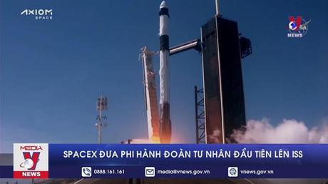SpaceX đưa phi hành đoàn tư nhân đầu tiên lên ISS