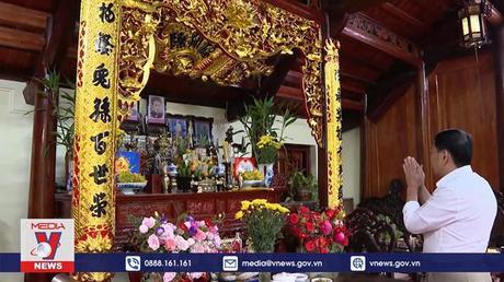 Mâm cơm tri ân Vua Hùng ngày Giỗ Tổ