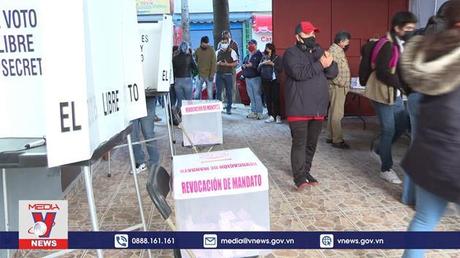 Mexico tiến hành trưng cầu ý dân về việc tại nhiệm của Tổng thống