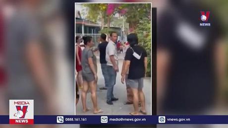 Tạm đình chỉ công tác Đại úy công an liên quan vụ xô xát với người dân