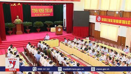 Thủ tướng làm việc với lãnh đạo chủ chốt tỉnh Ninh Thuận