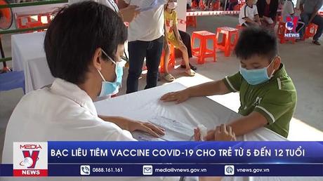 Bạc Liêu tiêm vaccine COVID-19 cho trẻ từ 5 đến 12 tuổi