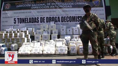 Peru thu giữ 5 tấn ma túy