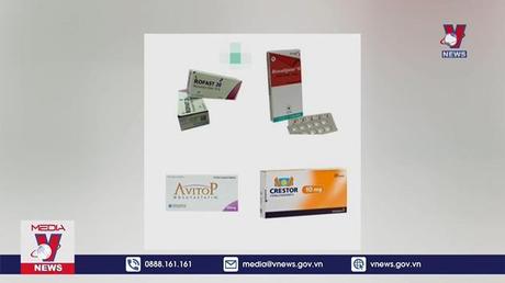 Bộ Y tế thu hồi 4 loại thuốc điều trị tăng mỡ máu
