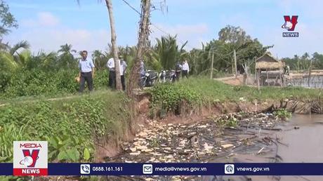 Sạt lở diễn biến phức tạo tại Cù Lao Dung, Sóc Trăng