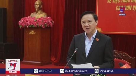 Đoàn khảo sát của Quốc hội làm việc với tỉnh Cao Bằng