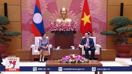 Chủ tịch Quốc hội tiếp Phó Chủ tịch nước Lào