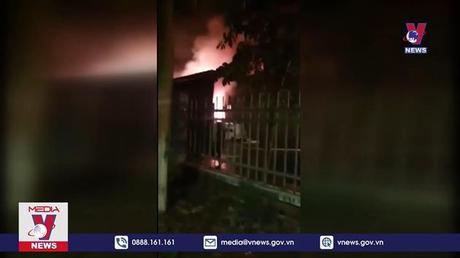 Hỏa hoạn tại nhà máy sợi ở Đồng Nai