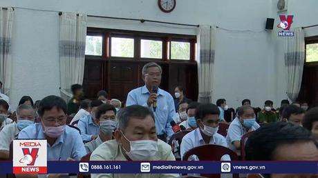 Phó Chủ tịch Thường trực Quốc hội tiếp xúc cử tri Hậu Giang