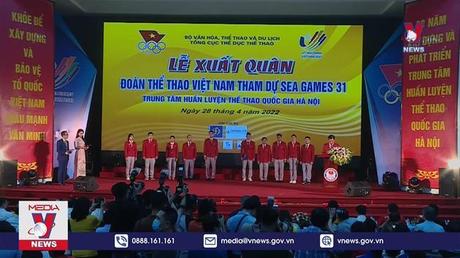 Lễ xuất quân của Đoàn thể thao Việt Nam tham dự Seagames 31 
