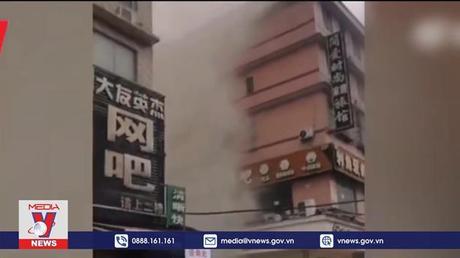 Sập tòa nhà 6 tầng ở Trung Quốc