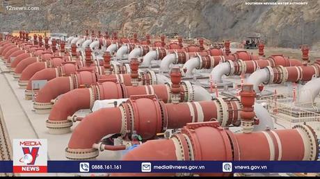 Mực nước tại hồ chứa nước ngọt lớn nhất Mỹ thấp kỷ lục