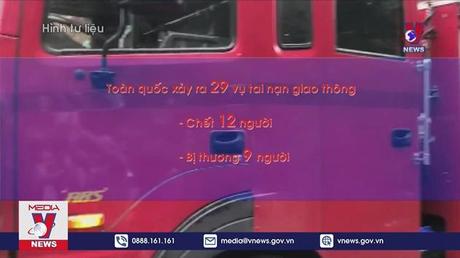 12 người tử vong ngày đầu nghỉ lễ