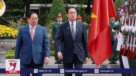 Lễ đón Thủ tướng Nhật Bản thăm chính thức Việt Nam