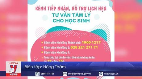 Triển khai kênh tư vấn khủng hoảng tâm lý cho học sinh