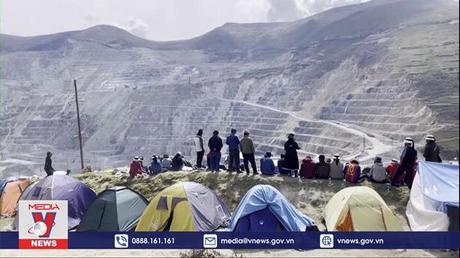 Căng thẳng tại Peru liên quan mỏ đồng lớn nhất thế giới