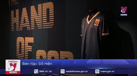 Áo thi đấu của Maradona có giá cao kỷ lục