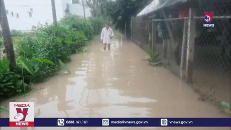 Bình Dương xuất hiện nhiều điểm ngập chỉ sau trận mưa