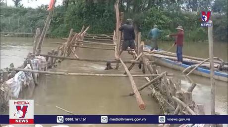 Quảng Nam: Sửa chữa khẩn cấp đập ngăn mặn trên sông Vĩnh Điện