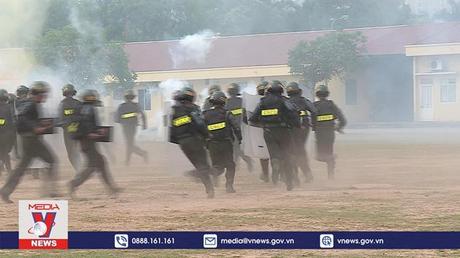 Rèn luyện kỹ năng, chiến thuật tác chiến trong công an