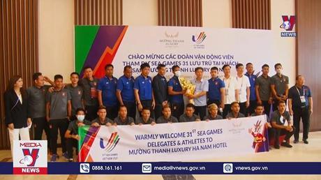 Tuyển Futsal nam Myanmar đã tới Hà Nam