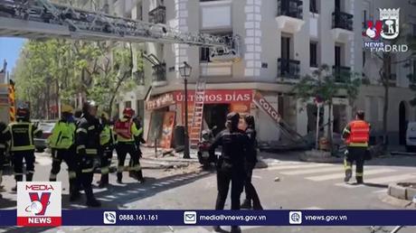 Nổ tòa nhà đang cải tạo ở Tây Ban Nha