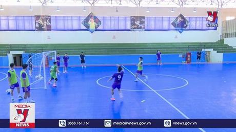Đội tuyển Futsal nam Việt Nam tập luyện